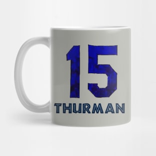 Thurman Munson Retro Design Mug